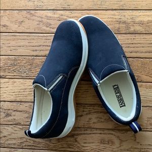 Lands  End navy loafers